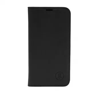 Puzdro s klopou JT BERLIN BookCase Tegel čierna pre iPhone 15 Pro 15.5 cm