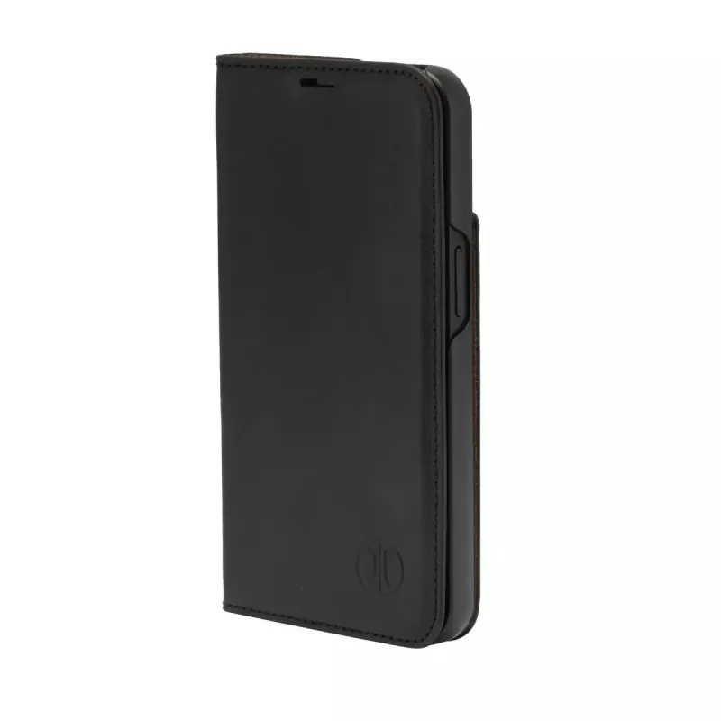 Puzdro s klopou JT BERLIN BookCase Tegel čierna pre iPhone 15 15,5 cm