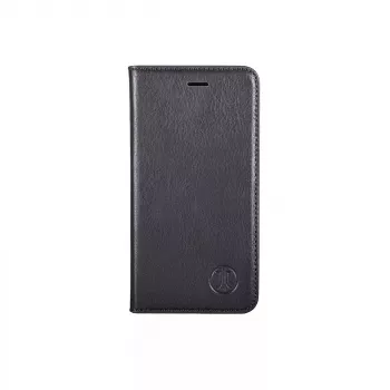 Puzdro s klopou JT BERLIN BookCase Tegel čierna pre iPhone 15 15,5 cm
