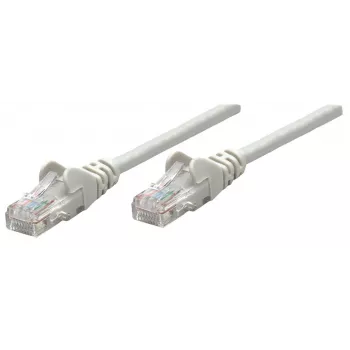 Intellinet sieťový patch kábel, Cat6A, 20 m, sivá, meď, S/FTP, LSOH / LSZH, PVC, RJ45, pozlátené kontakty, ochrana západky, zaliaty, doživotná záruka