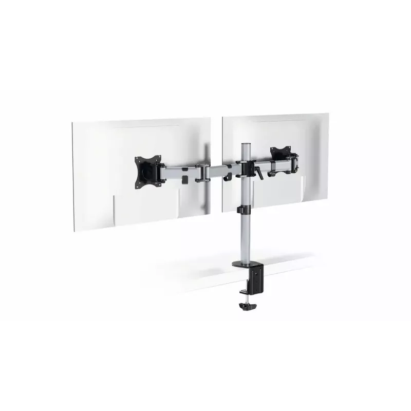 Durable SELECT Držiak monitora 509523 pre 2 monitory, stolový, strieborný