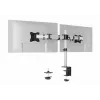 Durable SELECT Držiak monitora 509523 pre 2 monitory, stolový, strieborný
