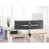 Durable SELECT Držiak monitora 509523 pre 2 monitory, stolový, strieborný