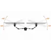 Durable SELECT Držiak monitora 509523 pre 2 monitory, stolový, strieborný