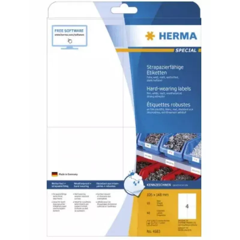 Samolepiace tlačové etikety HERMA 4583