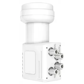 Hama 00205376 Low Noise Block Downconverter (LNB) 10,7 – 12,75 GHz biela