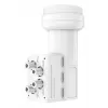 Hama 00205376 Low Noise Block Downconverter (LNB) 10,7 – 12,75 GHz biela