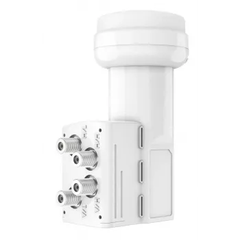 Hama 00205376 Low Noise Block Downconverter (LNB) 10,7 – 12,75 GHz biela