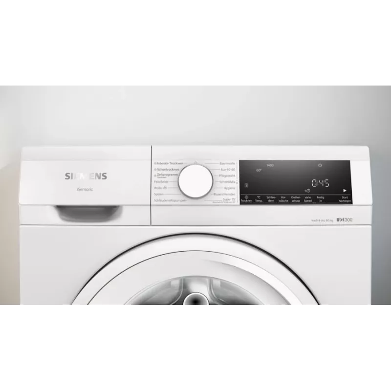 Siemens iQ300 WN34A141 práčka so sušičkou voľne stojaca predné plnenie biela