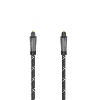 Hama 00205140 audio kábel 3 m TOSLINK čierny sivý konektor samec na konektor samec pozlátený