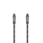 Hama 00205140 audio kábel 3 m TOSLINK čierny sivý konektor samec na konektor samec pozlátený