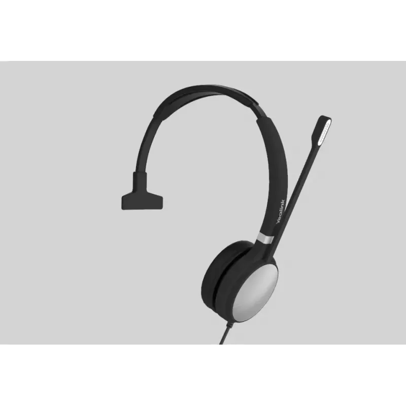 Yealink UH36 Mono headset káblový headband kancelária/call centrum USB Type-A čierna, strieborná