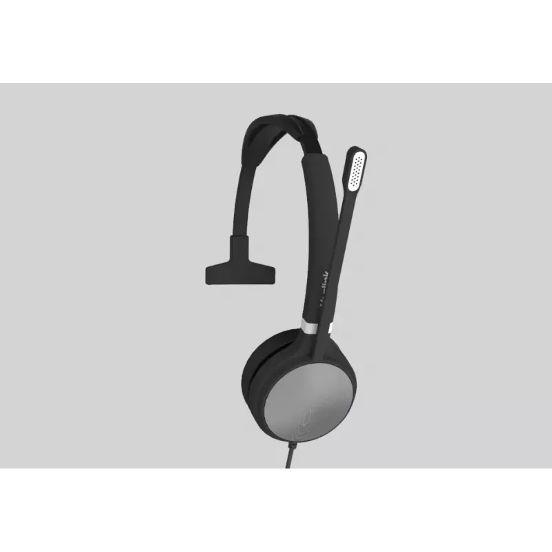 Yealink UH36 Mono headset káblový headband kancelária/call centrum USB Type-A čierna, strieborná