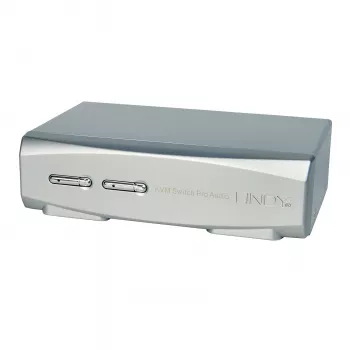 Lindy 2 Port KVM Switch Pro USB 2.0, DisplayPort 1.2 s TTU