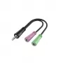 Hama 00200352 audio kábel 0,15 m 3,5 mm 2 x 3,5 mm čierny