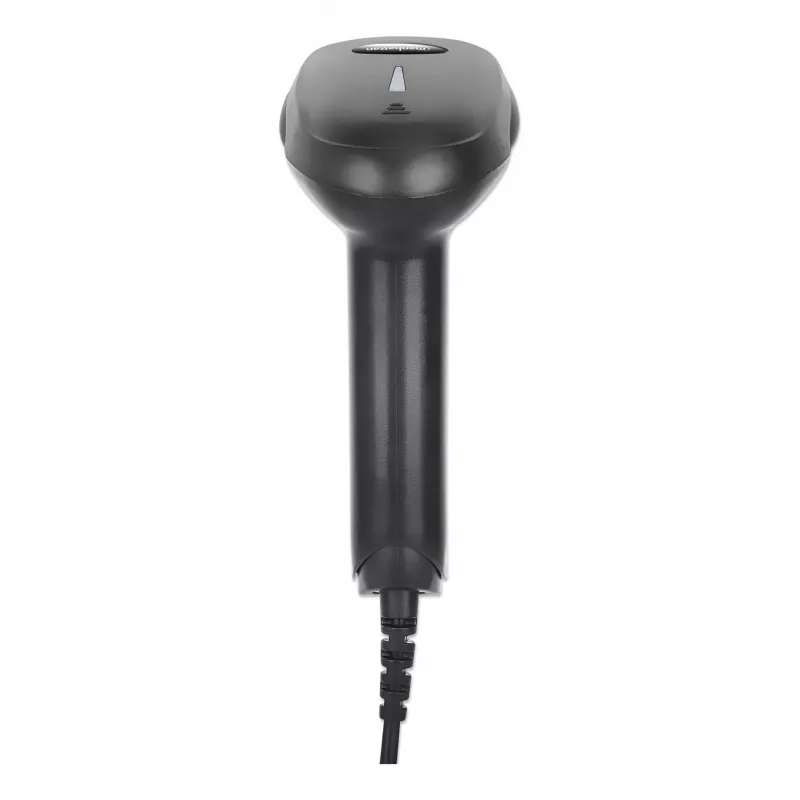 Manhattan 2D LED ručný čítač čiarových kódov 153997, USB-A, dosah skenovania 320 mm, kábel 1,4 m, čierny