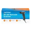 Manhattan 2D LED ručný čítač čiarových kódov 153997, USB-A, dosah skenovania 320 mm, kábel 1,4 m, čierny