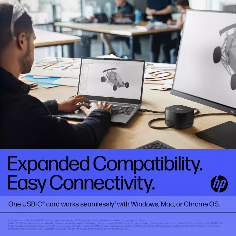 HP Thunderbolt Dock 280W G4 káblová dokovacia stanica Thunderbolt 4 čierna
