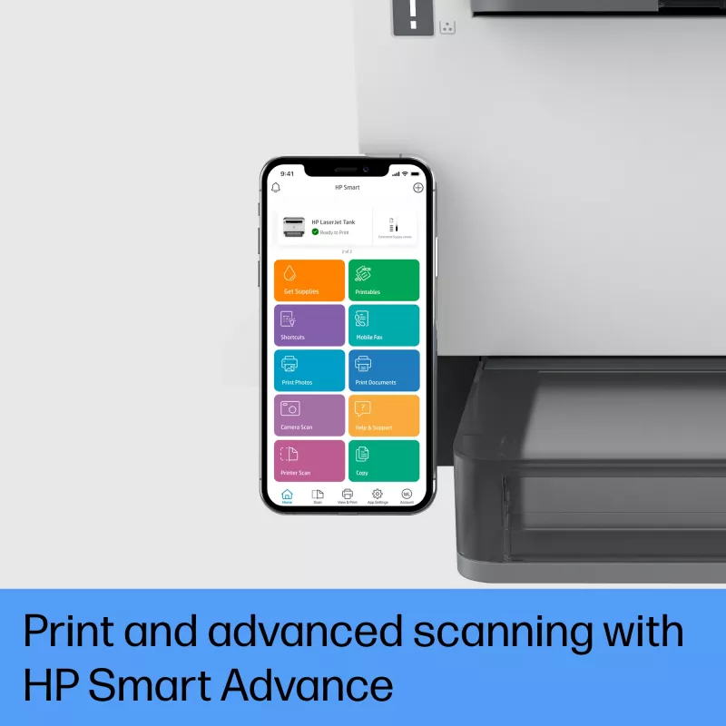 HP LaserJet Tank 2604dw bezdrôtová multifunkčná čiernobiela tlačiareň, kopírovanie, skenovanie; duplex