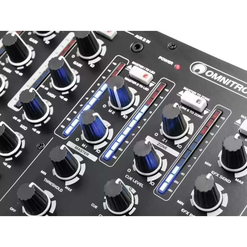 Mixér Omnitronic CM-5300 5 kanálov 20 - 20000 Hz čierny