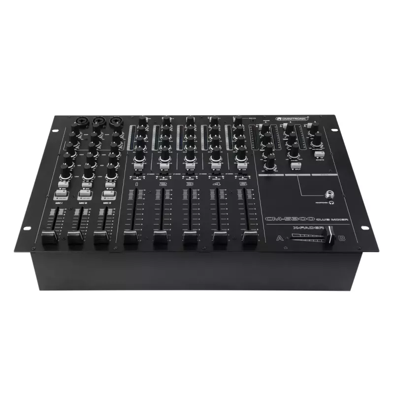 Mixér Omnitronic CM-5300 5 kanálov 20 - 20000 Hz čierny