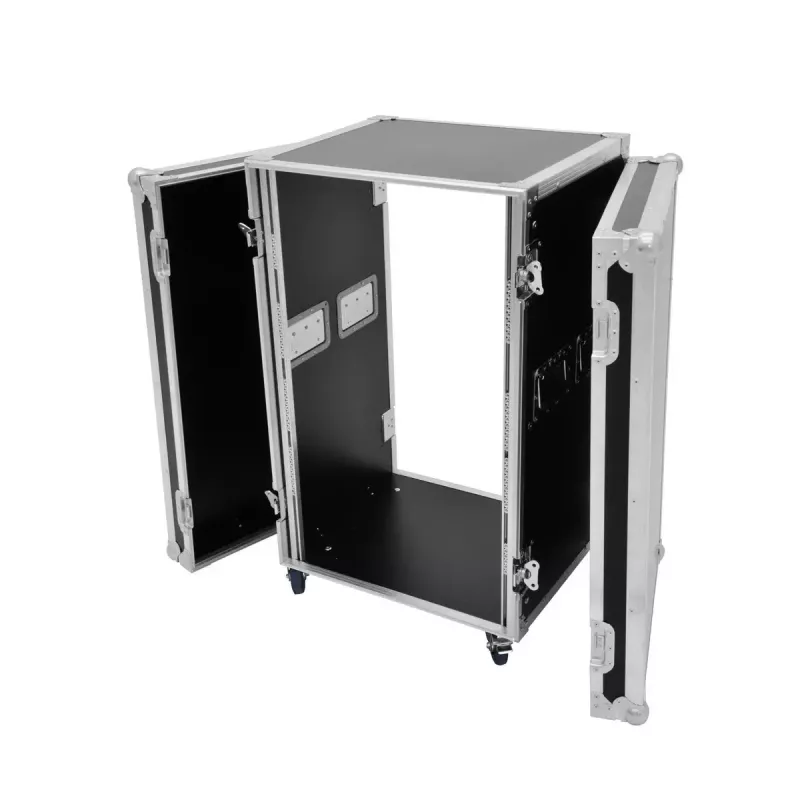 Flightcase Roadinger 30109127 breza čierna strieborná 29,2 kg