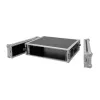 Flightcase Roadinger 30109095 breza čierna strieborná 9,8 kg