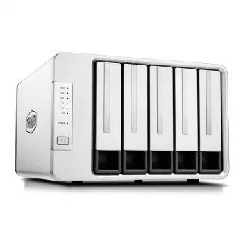 TerraMaster F5-422 NAS/pamäťový server Desktop Intel® Celeron® J3455 4 GB DDR3 0 TB sivý