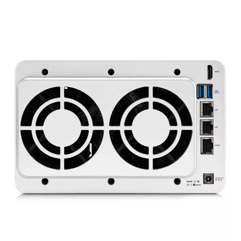 TerraMaster F5-422 NAS/pamäťový server Desktop Intel® Celeron® J3455 4 GB DDR3 0 TB sivý