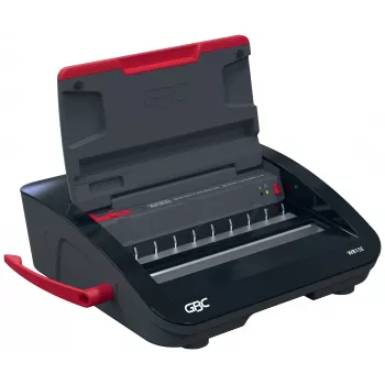 GBC WireBind® WB15E elektrický viazací stroj, drôtový viazací stroj, elektrický, 125 listov, čierna, červená