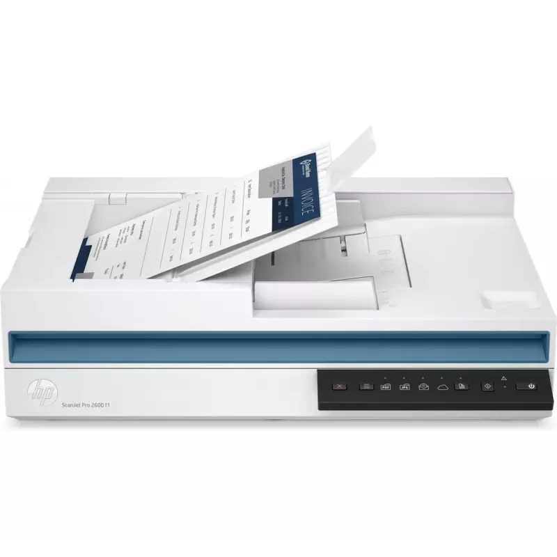 Skener s plochým ložiskom a ADF HP Scanjet Pro 2600 f1 600 x 600 DPI A4 biely