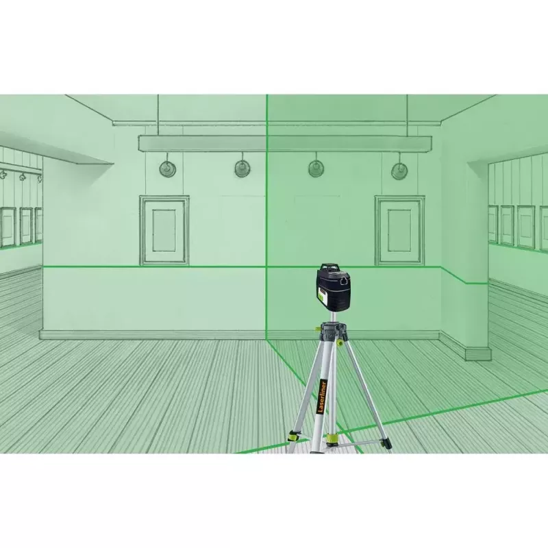 Čiarový laser Laserliner PocketPlane-Laser 3G presnosť 0,3 mm/m