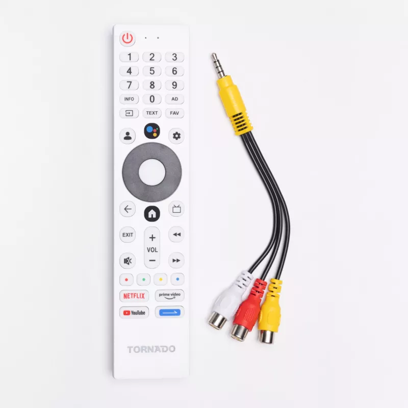 TORNADO 65UA3400X | 65 palcový bezrámový 4K UHD Google TV s HDR10 a HLG
