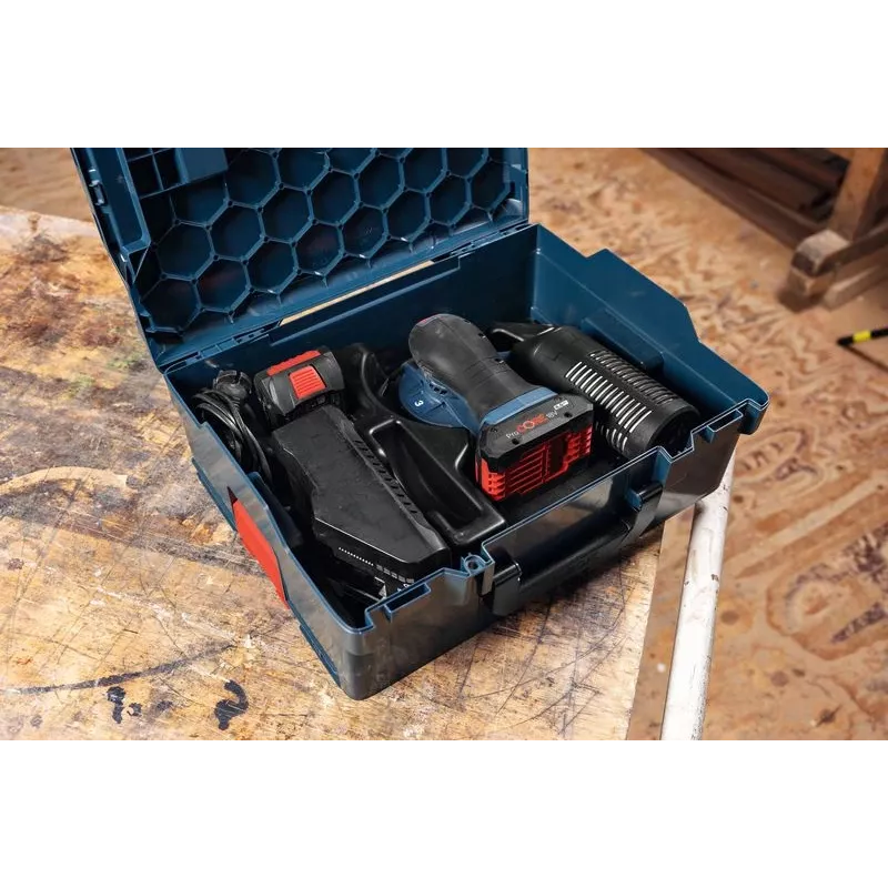 Bosch GEX 18V-150-3 excentrická brúska 10000 ot/min 20000 OPM modrá