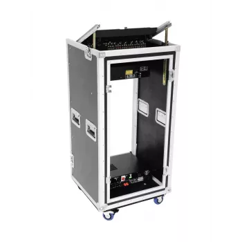 Flightcase Roadinger 30110004 preglejka čierna 33,2 kg
