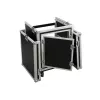 Flightcase Roadinger 3010999M preglejka čierna strieborná 25 kg