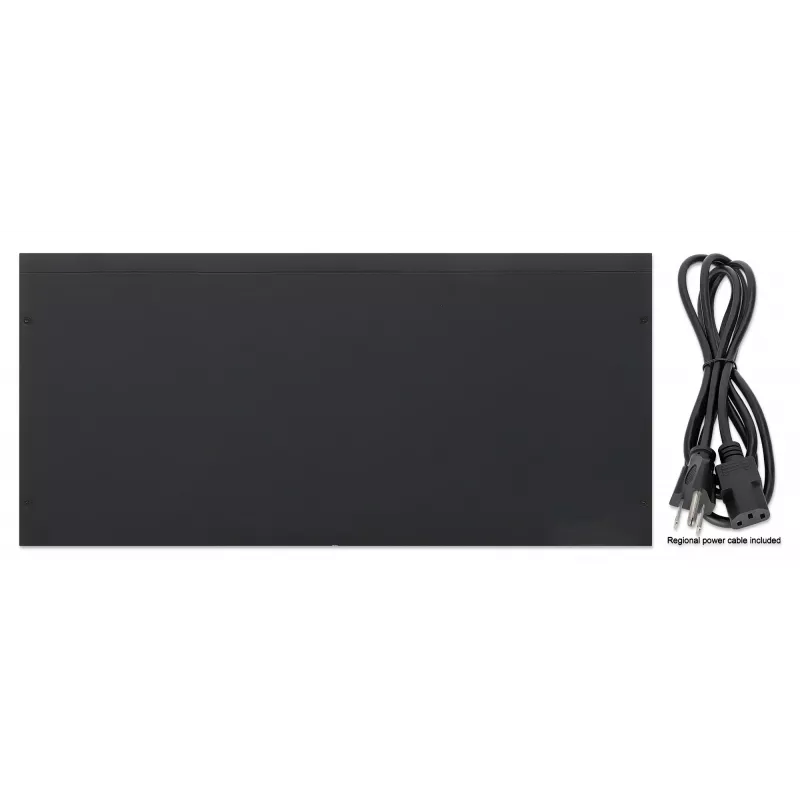 Intellinet 24-portový Gigabit Ethernet PoE+ Web-Managed switch so 4 Gigabit Combo Base-T/SFP portami, IEEE 802.3at/af Power over Ethernet (PoE+/PoE) kompatibilný, 370 W, Endspan, 19 inch rackmount