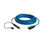 USB kábel Icron 00-00351 USB 3.2 Gen 1 15m USB A čierny modrý
