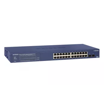 NETGEAR GS724TP managed L2/L3/L4 gigabit Ethernet (10/100/1000) Power over Ethernet (PoE) 1U čierna, sivá
