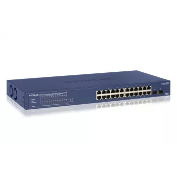 NETGEAR GS724TP managed L2/L3/L4 gigabit Ethernet (10/100/1000) Power over Ethernet (PoE) 1U čierna, sivá