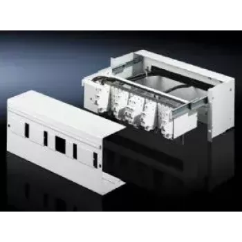 Rittal Energy-Box 7480.300 Káblová prípojná skrinka, 3U, 19", RAL 7035