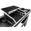 Hardcase Roadinger 30124208 pre DJ stôl preglejka čierny strieborný