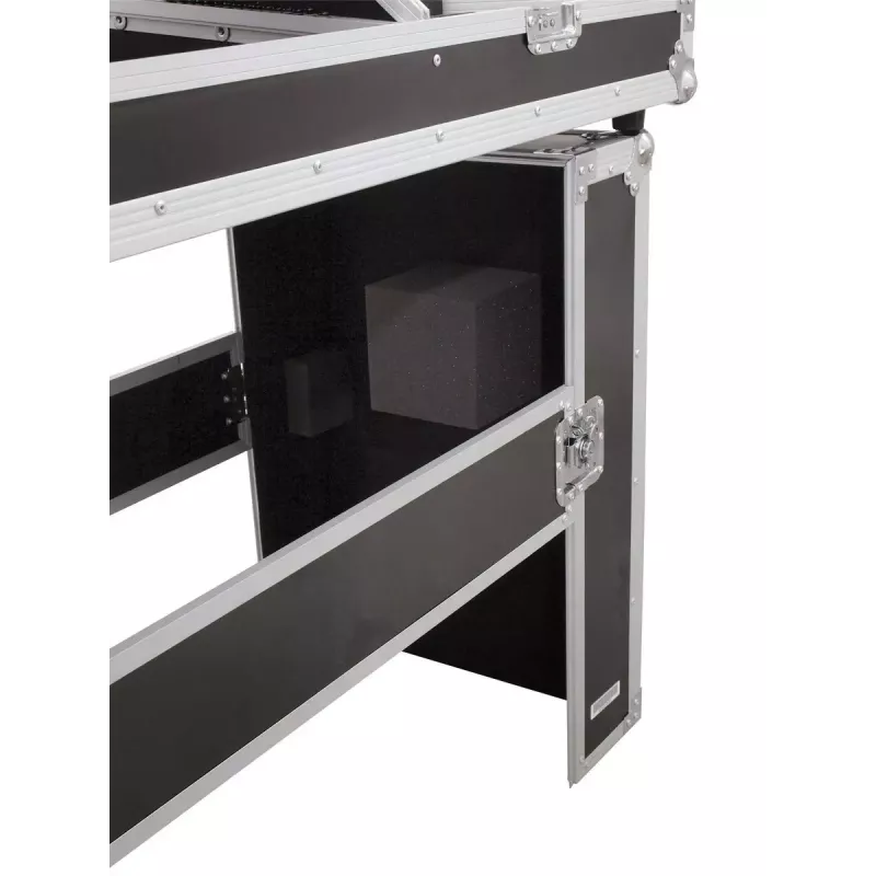 Hardcase Roadinger 30124208 pre DJ stôl preglejka čierny strieborný