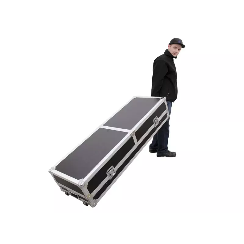 Hardcase Roadinger 30124208 pre DJ stôl preglejka čierny strieborný