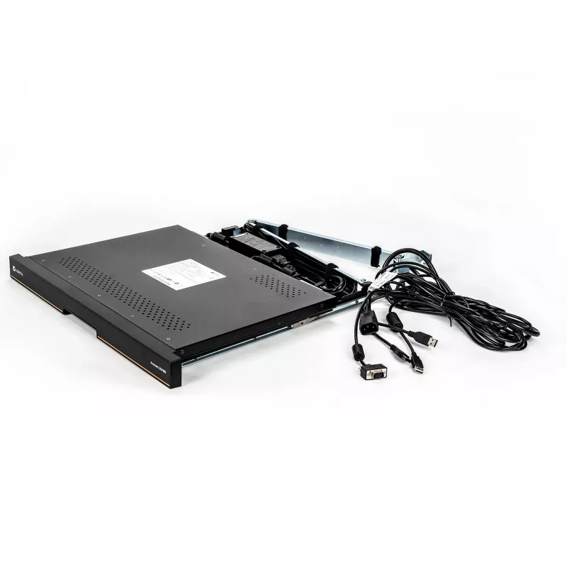 Vertiv Avocent LRA185KMM-205 racková konzola 48,3 cm (19 inch) 1366 x 768 pixelov plast, oceľ čierna 1U