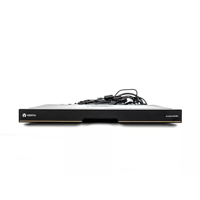 Vertiv Avocent LRA185KMM-205 racková konzola 48,3 cm (19 inch) 1366 x 768 pixelov plast, oceľ čierna 1U