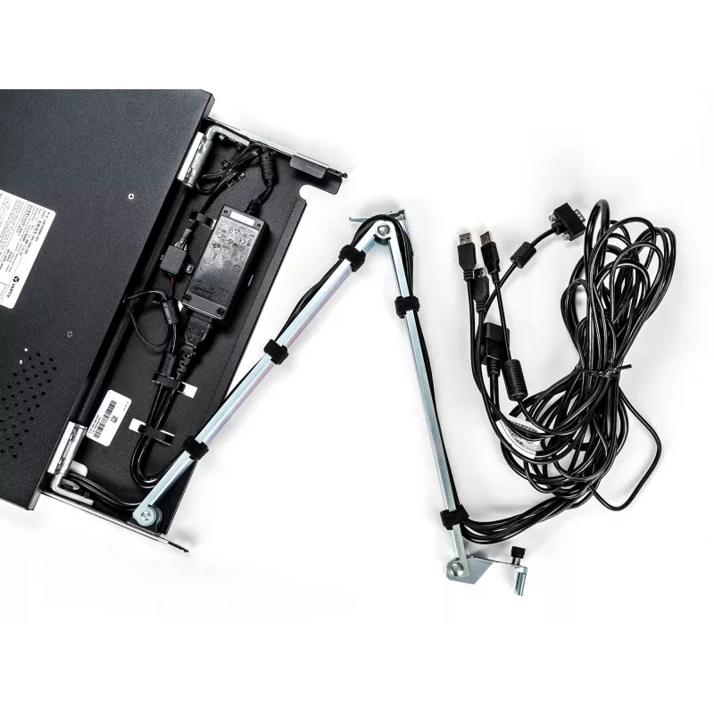 Vertiv Avocent LRA185KMM-205 racková konzola 48,3 cm (19 inch) 1366 x 768 pixelov plast, oceľ čierna 1U