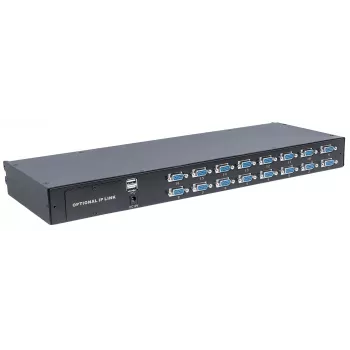 Intellinet Modulárny 16-portový VGA KVM prepínač, na použitie s produktovými číslami 507622, 507738, 507981, 507998, 508025, 508032, 508049 & 508056