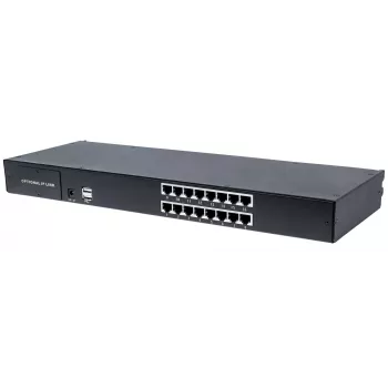 Intellinet Modulárny 16-portový CAT5 VGA KVM prepínač, na použitie s produktovými číslami 507622, 507738, 507981, 507998, 508025, 508032, 508049 & 508056
