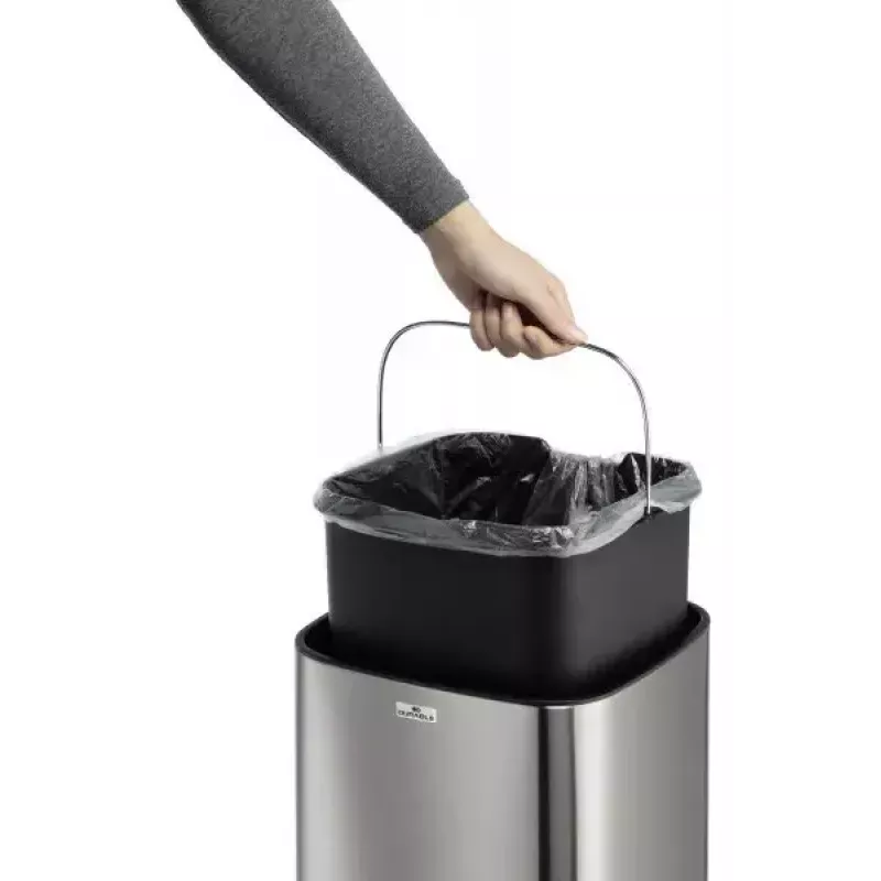 Durable TOUCH 21L Obdĺžnikový nerez Čierna Strieborná